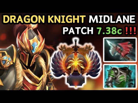🔥 IMMORTAL DRAGON KNIGHT Midlane Gameplay Patch 7.38c 🔥 Dragon Knight Mid - Dota 2