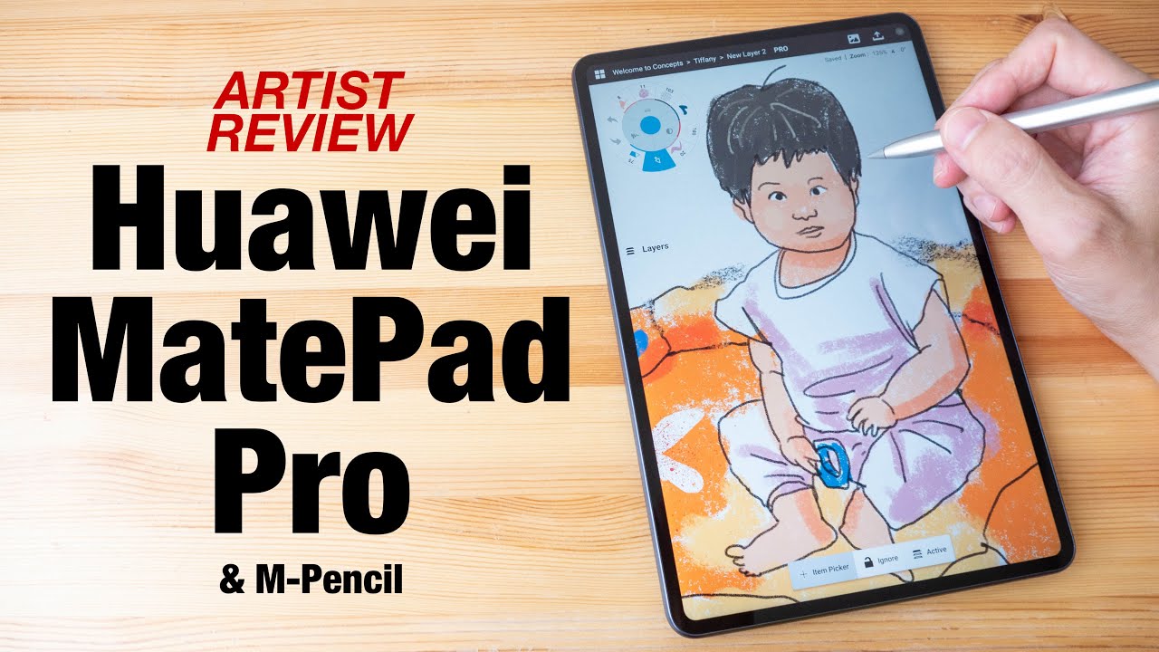 Huawei MatePad Pro & M-Pencil (Artist Review)