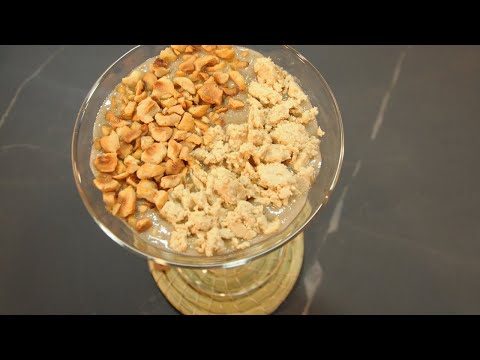 Crème de sorgho (Droo) à la chamia - كريمة درع بالشامية