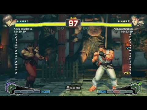 Air [Ryu] vs Kiryu Tsukimiya [Guy] SSF4 Japanese Online Ranked Matches - TRUE-HD Exclusive!