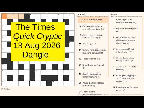 The Times Quick Cryptic 3379