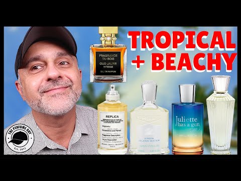13 AWESOME BEACHY AND TROPICAL FRAGRANCES | MY FAVORITE TROPICAL AND BEACHY PERFUMES