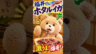 【ホタルイカうまくて爆安】200円ちょいでおなかいっぱい　知られざる福井の神コスパ【東京の1/10】