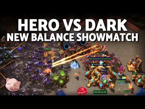 HERO vs DARK: Testing the NEW Patch and Maps (Bo7 PvZ) - StarCraft 2