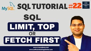 SQL Tutorial #22 - SQL LIMIT | SQL TOP | SQL FETCH FIRST Clause