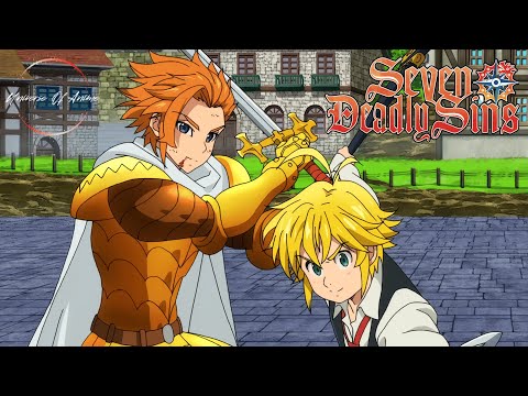 Meliodas & Arthur VS Hendrickson & Gil FULL FIGHT SCENE | Seven Deadly Sins | Nanatsu no Taizai