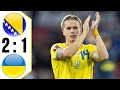 ukraine vs bosnia 2-1 Extended HIGHLIGHTS |  Artem Dovbyk goal +85 & Roman Yaremchuk goal +88