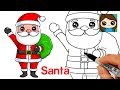 How To Draw Santa Claus Easy