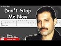 Queen - Don't Stop Me Now Guitar Tutorial