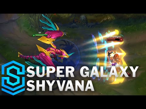Super Galaxy Shyvana Skin Spotlight - Pre-Release - League of Legends