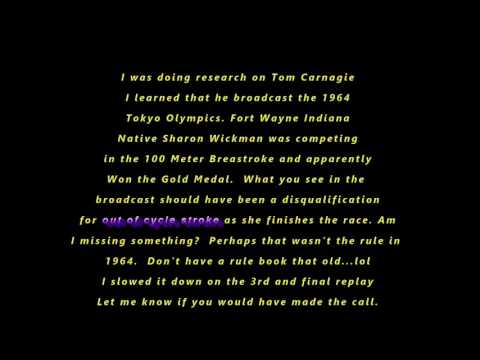 1964 Tokyo Olympics   100 Meter Backstroke