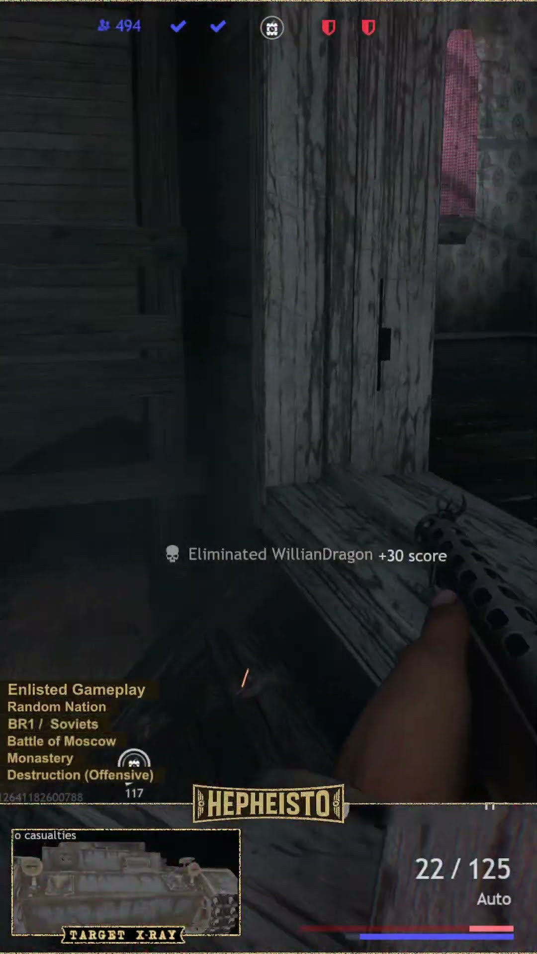 Paratrooper eliminates Panzer III J1 with M1 Bazooka