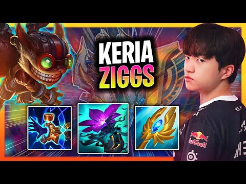 KERIA TESTING ZIGGS IN SOLOQ! | T1 Keria Plays Ziggs ADC vs Kalista!  Season 2024