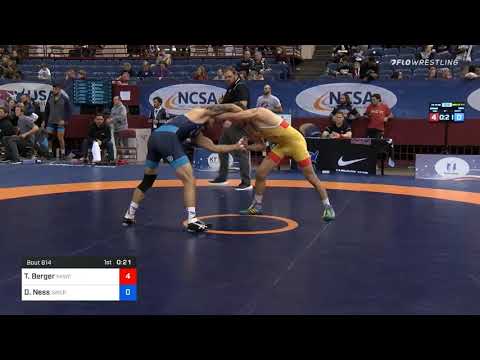 74 Kg Consolation Tyler Berger Sunkist Kids Wrestling Club Vs Dylan Ness Gopher Wrestling Club RTC