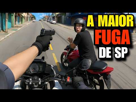 4 perseguições POLICIAS de motos em FUGA DE PARAR O CORAÇÃO - (EP.310)