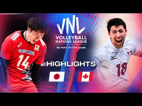 🇯🇵 JPN vs. 🇨🇦 CAN - Quarter Finals | Highlights | Men’s VNL 2024