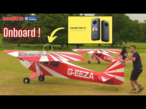 HOW CLOSE DO THEY FLY ?! XXL 60% scale Clipped Wing Cubs Duo | Insta360 ONE X2 | Weston Park 2022