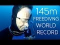 William Winram 145m Freediving World Record VWT