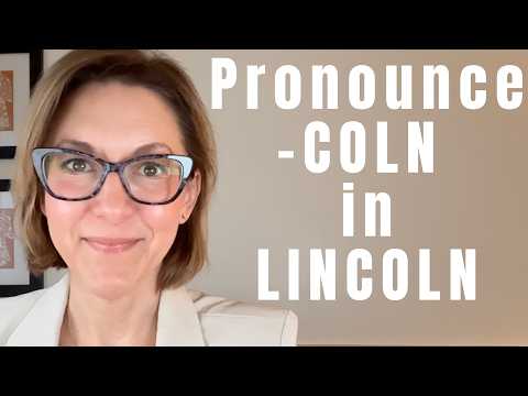 學發音：LINCOLN 中的 "-COLN" | 美式英語弱讀音節教學 #learnenglish (Learn How to Pronounce -COLN in LINCOLN | American English Reduced Syllables Lesson #learnenglish)