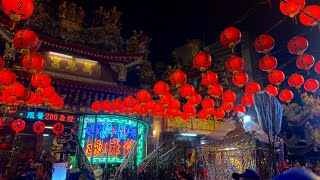 萬丹池和堂和萬惠宮先鋒轎一同入廟 羅東嘉興團紅燈碼頭搖起來  #月港寶聖宮 #三對七爺八爺 #鹿港鳳凰儀北管 #下埔協蘭社大鼓弄 ～萬丹萬惠宮歲次甲辰年三十六庄平安繞境大典