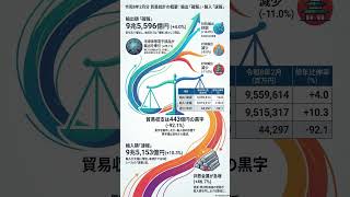 貿易統計（2026(令和8)年2月分確速） #shorts