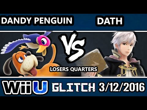 Glitch - Dath (Robin) Vs. Dandy Penguin (Duck Hunt) SSB4 Losers Quarters - Smash Wii U - Smash 4