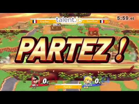 [Talent.io] Pool B3 - Krycken (Luigi) vs SaintThief (Luigi, Peach)