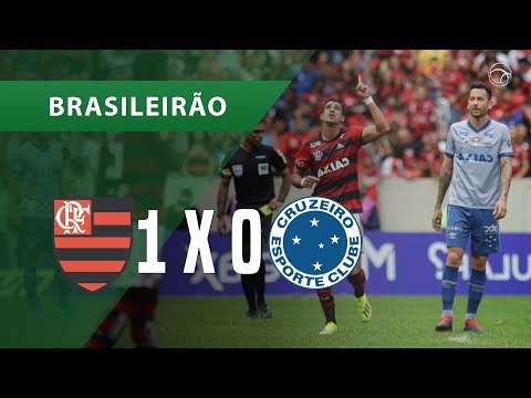 FLAMENGO 1 X 0 CRUZEIRO - GOL - 12/08 - BRASILEIRÃO 2018