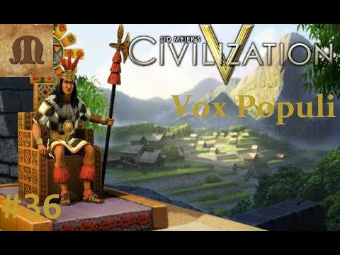 Let's Play Civilization 5 Vox Populi - The Inca p.36 (deity, epic)