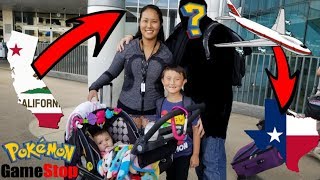 OUR FIRST TIME ON AN AIRPLANE!! FUN FAMILY VACATION VLOG To Texas &amp; California!! BEST TIME EVER!!
