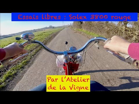 Essai d'un. Solex 3800 rouge