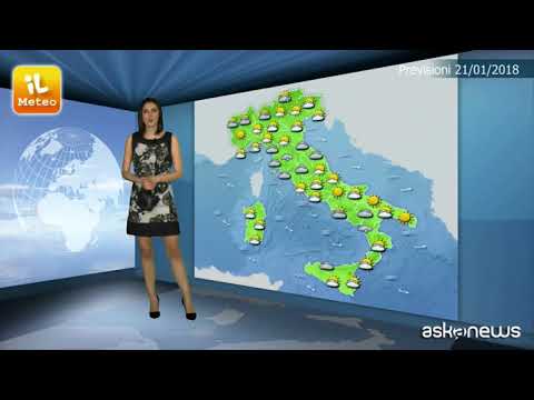 Previsioni meteo per domenica 21 gennaio 2018