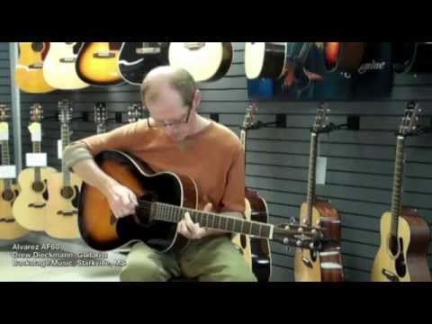 Alvarez AF60SB Acoustic Guitar – Sunburst image 10