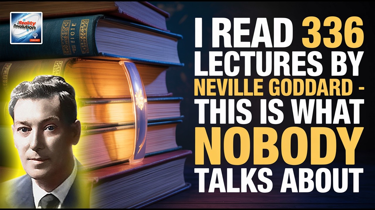 I Read 336 Lectures By Neville Goddard - This Is What Nobody Talks About
