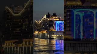 MSC World Europa is HUGE ✨💙 #msccruises #mscworldeuropa #cruiseship #cruisetravel #cruises #shorts