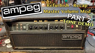 Video thumbnail for MTI era Ampeg SVT Repair PART 2 : TONE DEMO by Purgasound
