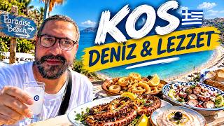 Altın Kumlar, Turkuaz Deniz ve Yunan Mutfağı! 🇬🇷 | Kos Adası,plaka ormanı,beach 