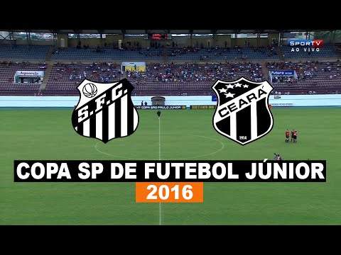 Pênaltis - Santos 2 x 3 Ceará - Copa SP De Futebol Júnior - 09/01/2016 - Futebol HD
