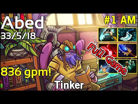 Abed [Fnatic] Tinker - Dota 2 Full Game
