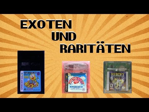 GAME BOY Exoten und Raritäten
