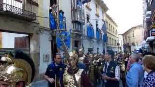 preview picture of video 'PASO AZUL de LORCA - Domingo de Ramos 2014 - Recogida de banderas'