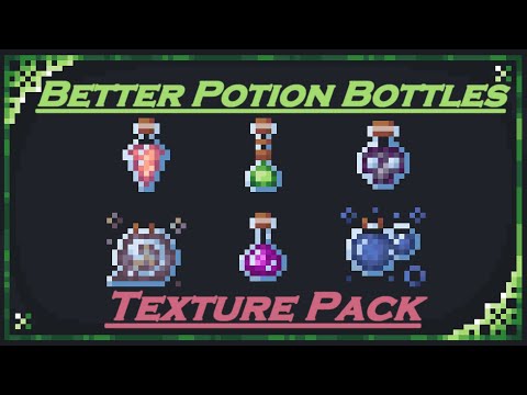 Improved Potion Bottles Minecraft Texture Pack Showcase + Download