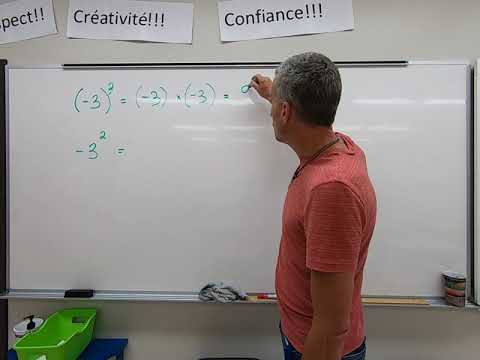 Exposant avec ou sans parenthèses