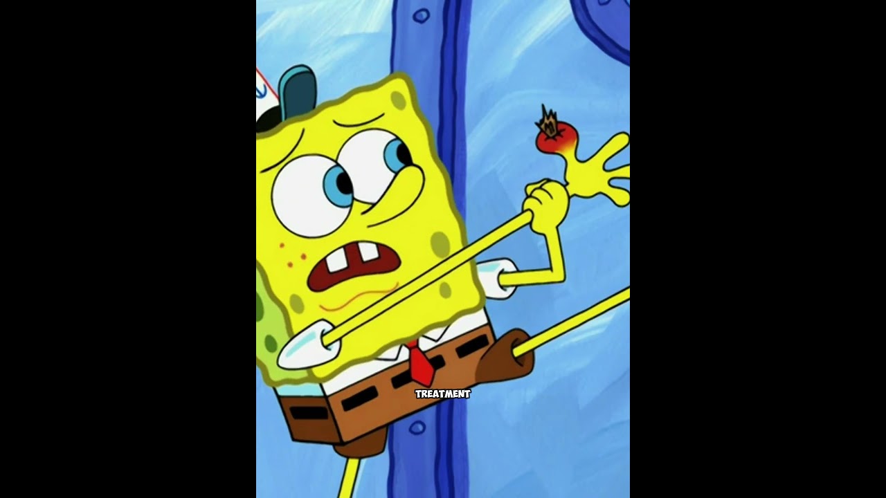 SpongeBob Gets a SPLINTER and Squidward Makes It WORSE (His Hand SWELLS Massively) 🩹💀