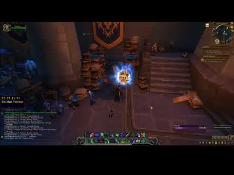 Portal to Arathi Alliance Location WoW BfA Warfront