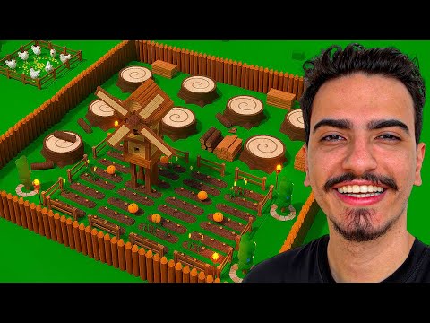 I CREATED A FARM IN 99 NIGHTS IN THE WILD 🐔🥕