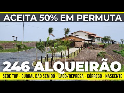 R$ 55 MILLION - CLOSED GATE - FARM WITH TOP HEADQUARTERS IN GOIÁS - LAKE/DAM - STREAM