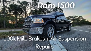 Ram 1500 Air Suspension Leak Repairs + Brake Job
