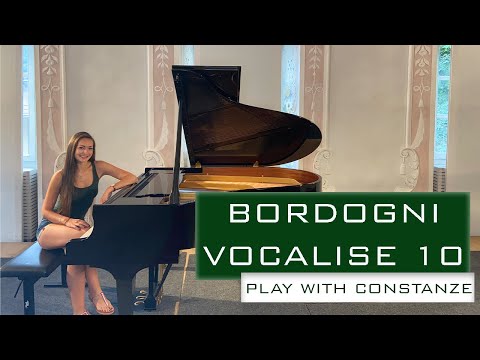 BORDOGNI Vocalise 10 (Flute #13) Play-along with Constanze Hochwartner