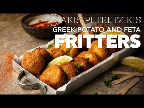 Bolinhos de batata grega e queijo feta | Akis Petretzikis